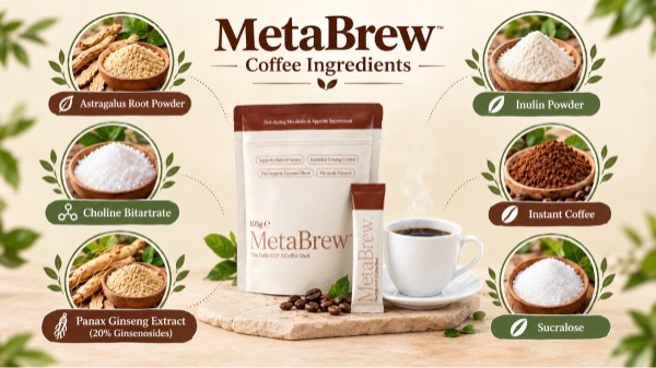 Metabrew Coffee ingredienst